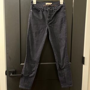 Tory Burch Navy Straight Jeans Size 25 Cotton